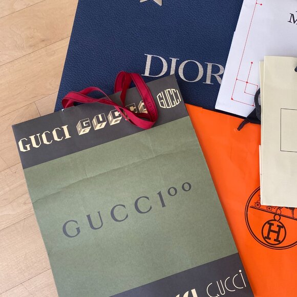 6 Designer shopping bags *empty - Picture 2 of 4